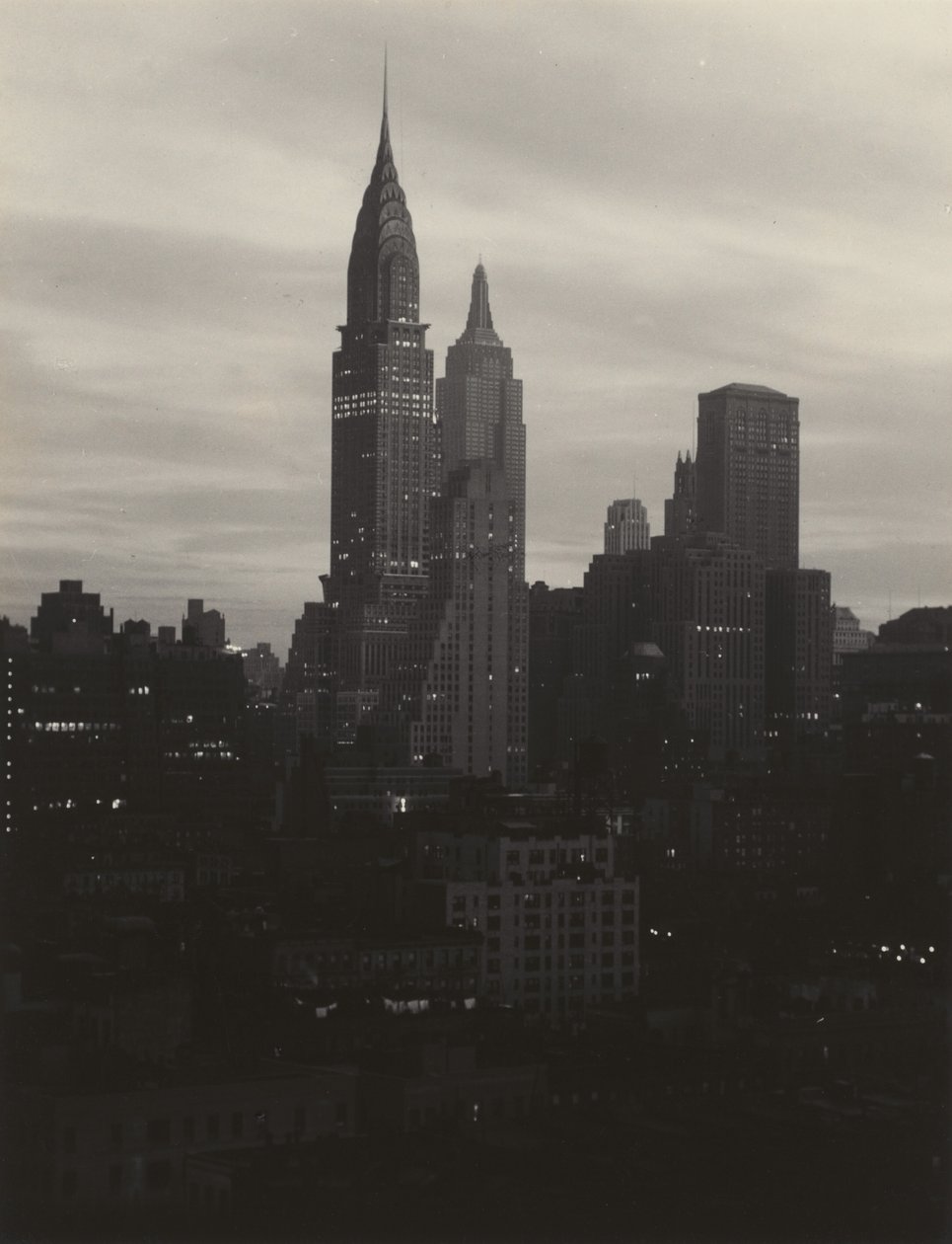 New York, gezien vanaf 405 East 54th Street door Alfred Stieglitz
