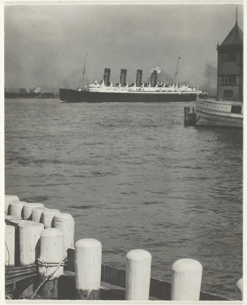 Uitgaande, De Mauretania door Alfred Stieglitz