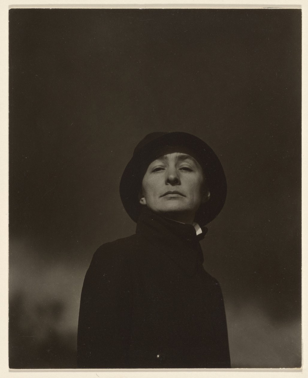 Portret van Georgia, nr. 1 door Alfred Stieglitz