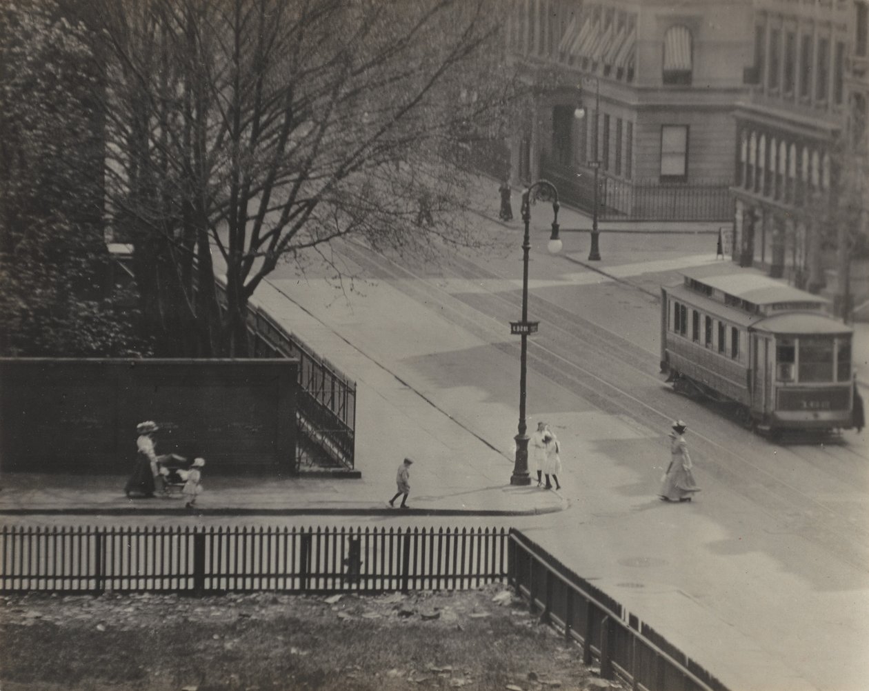 Zondagmiddag – Vanuit mijn raam, 1111 Madison Avenue, met uitzicht op het zuiden door Alfred Stieglitz