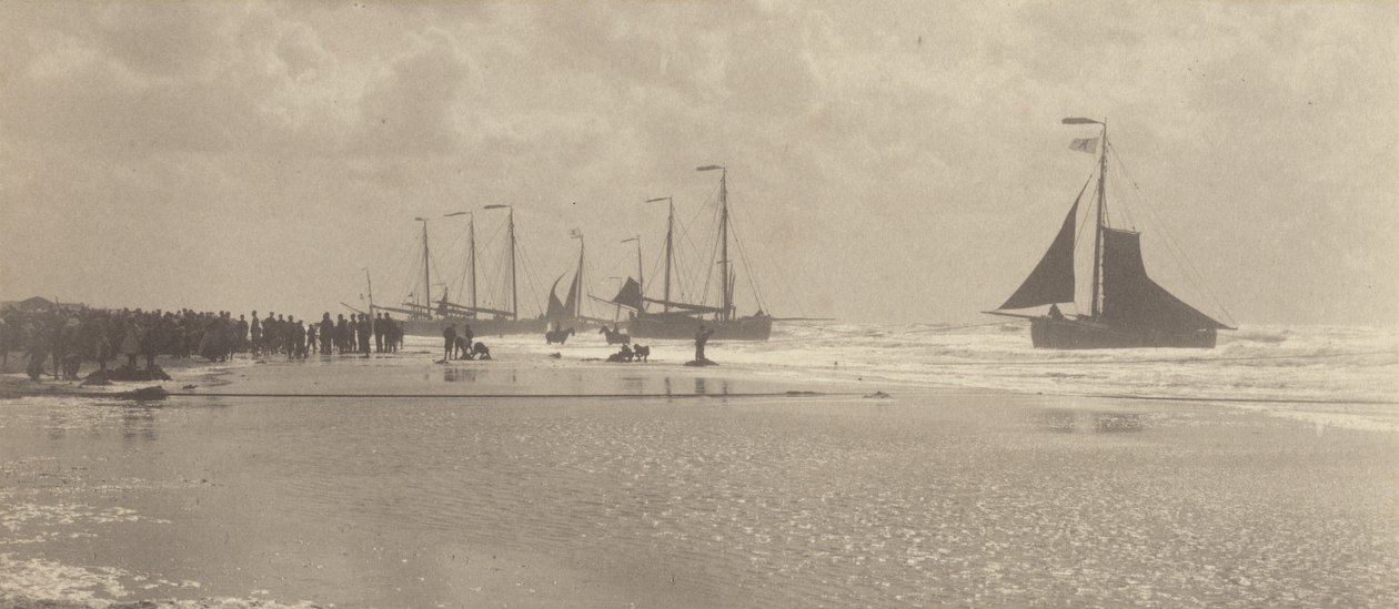 De terugkeer van de vissers door Alfred Stieglitz