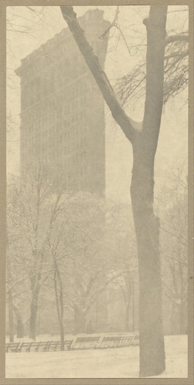 Het Flatiron Building door Alfred Stieglitz