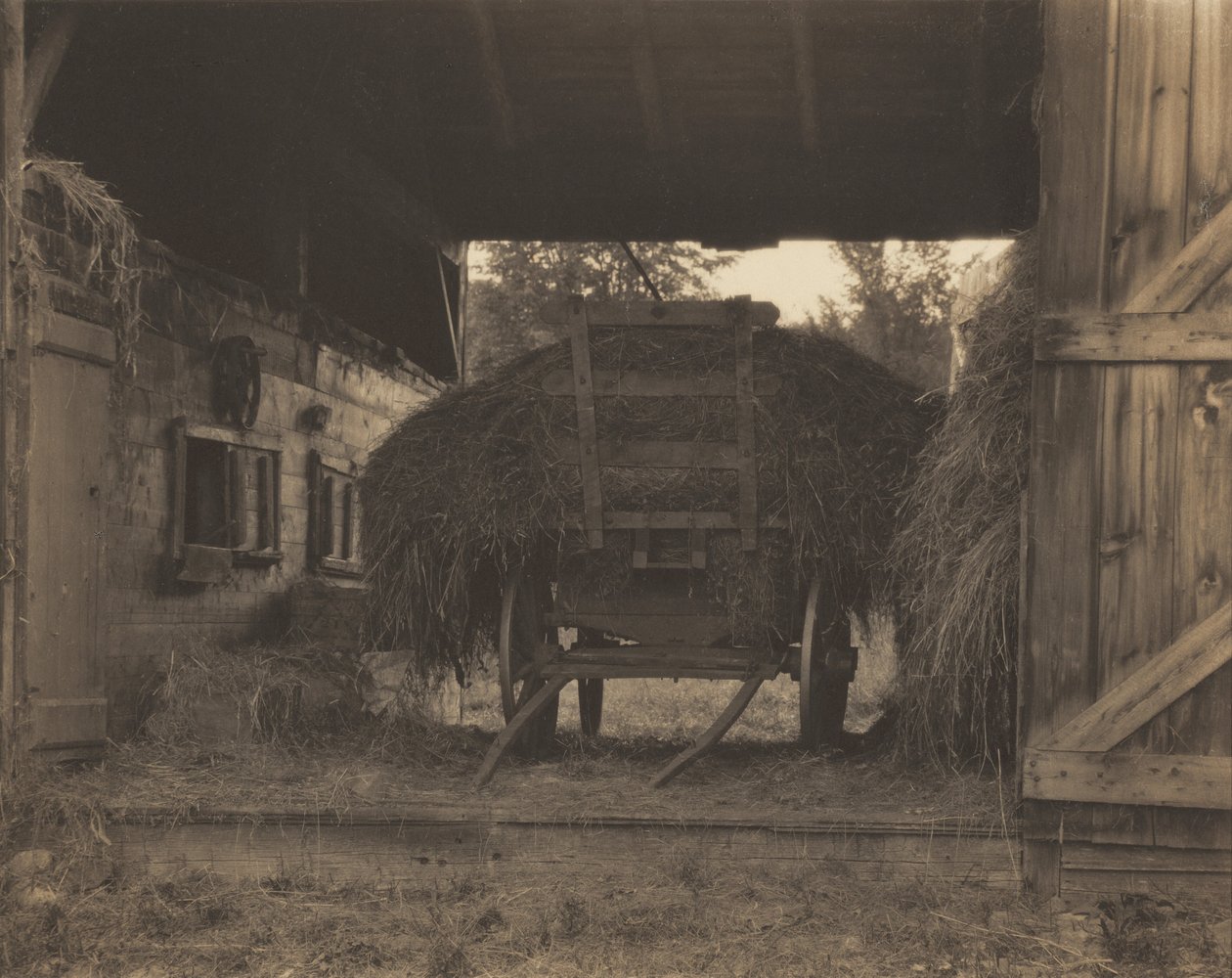 De hooiwagen door Alfred Stieglitz