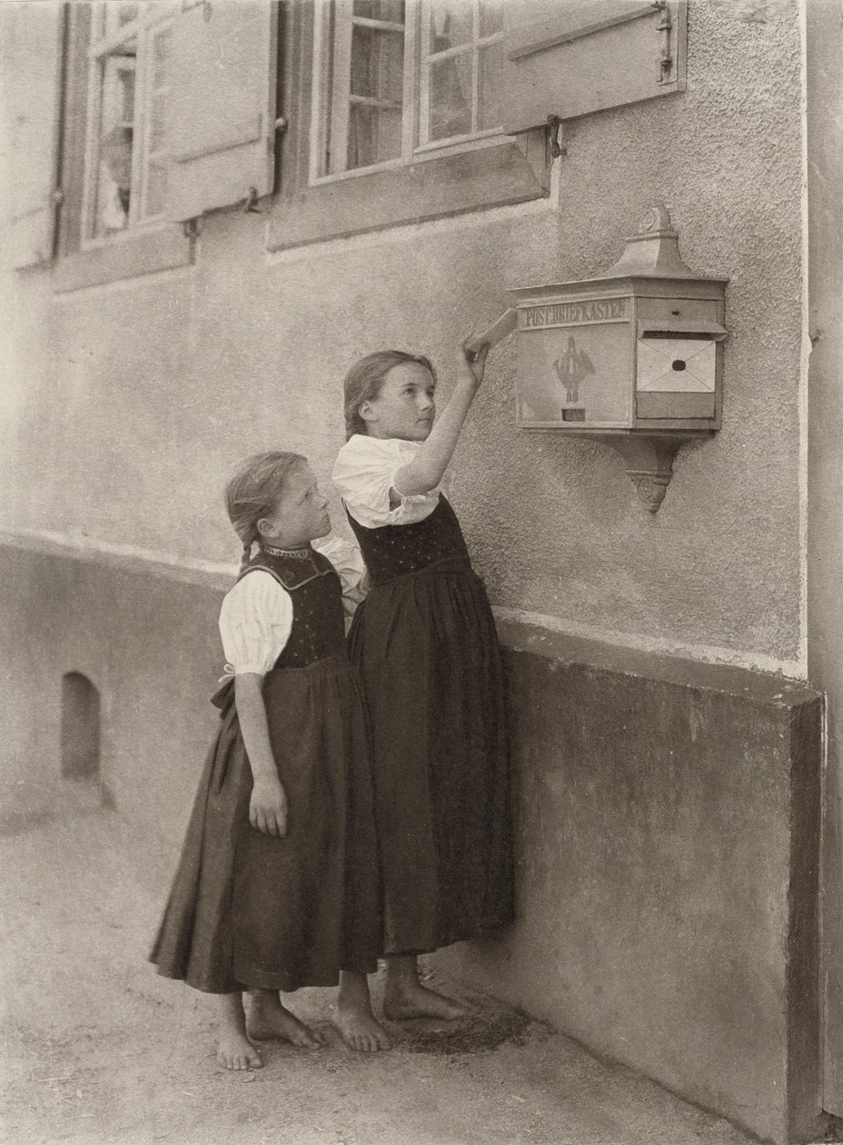 De brievenbus door Alfred Stieglitz