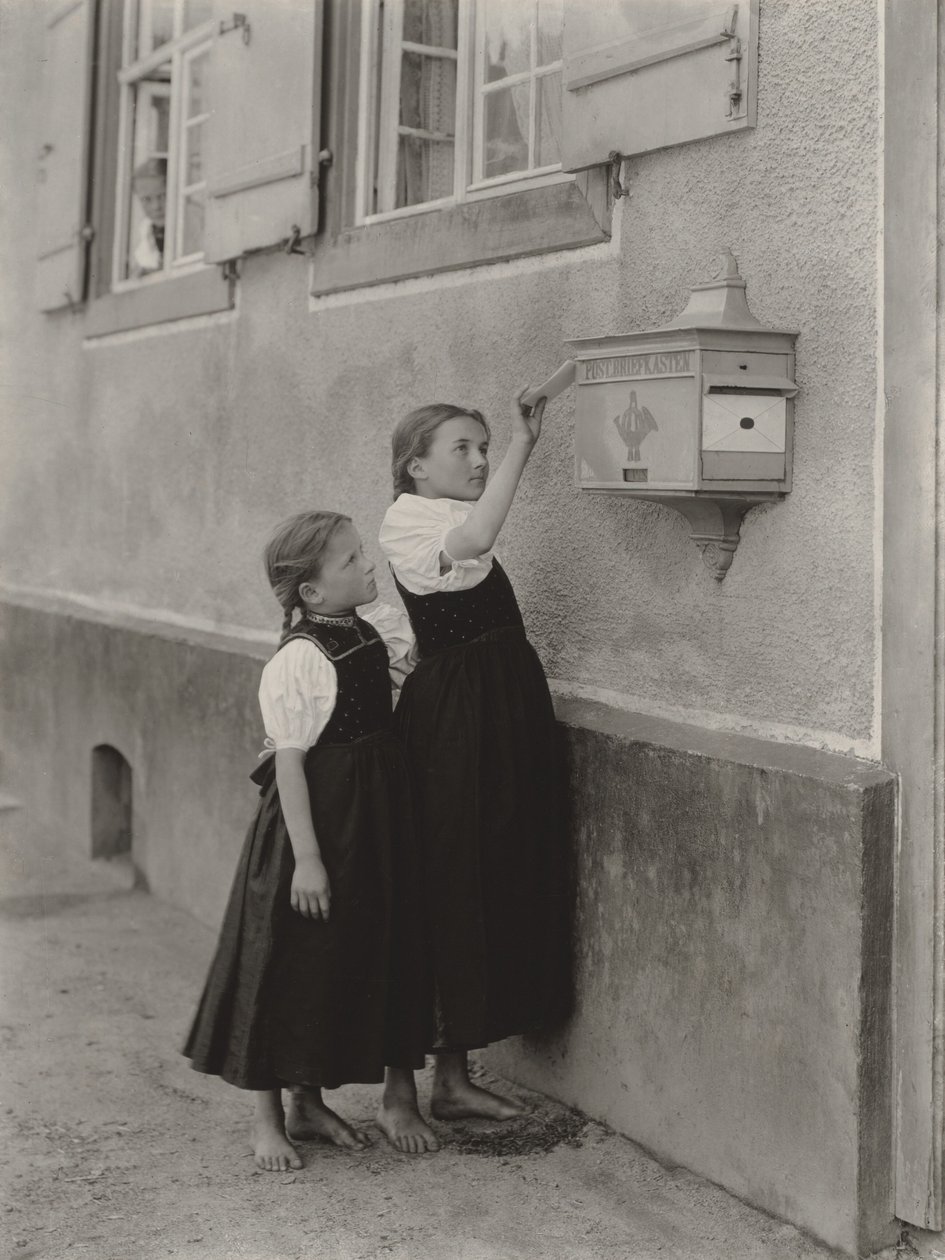 De brievenbus door Alfred Stieglitz