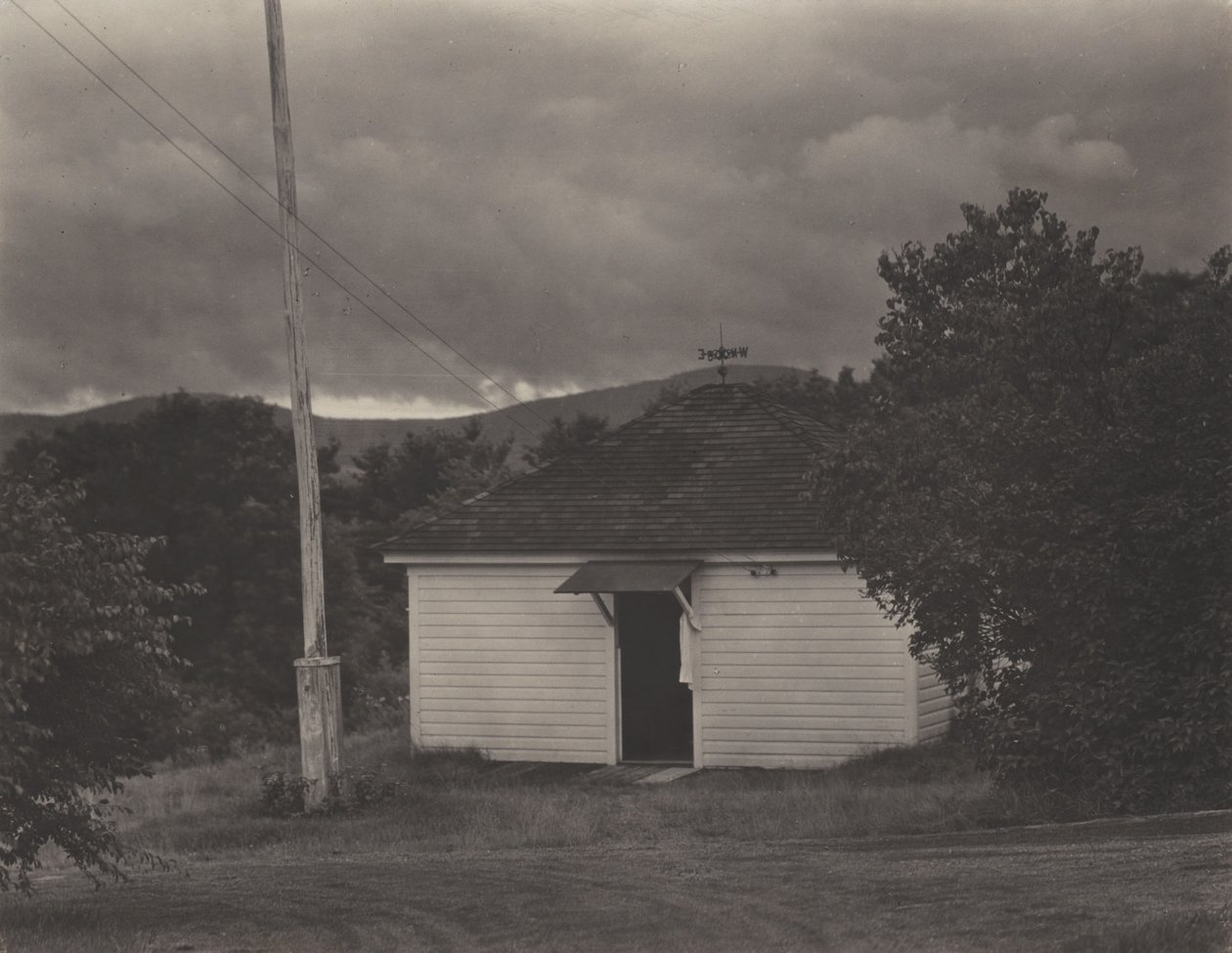 Het kleine huisje door Alfred Stieglitz