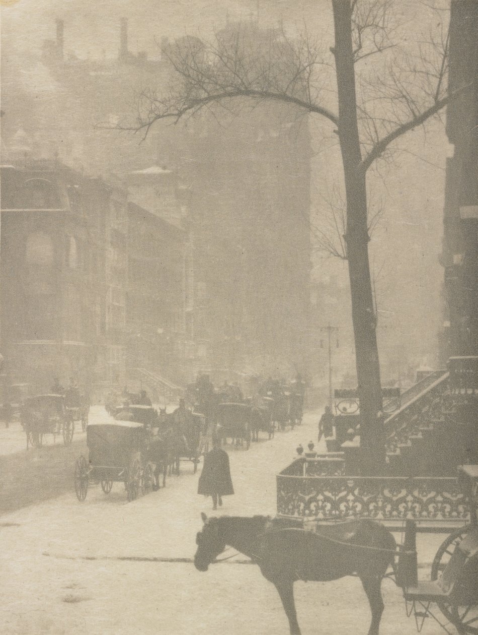 De Straat, Ontwerp voor een Poster door Alfred Stieglitz