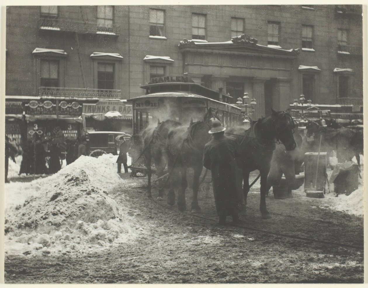 Het station door Alfred Stieglitz