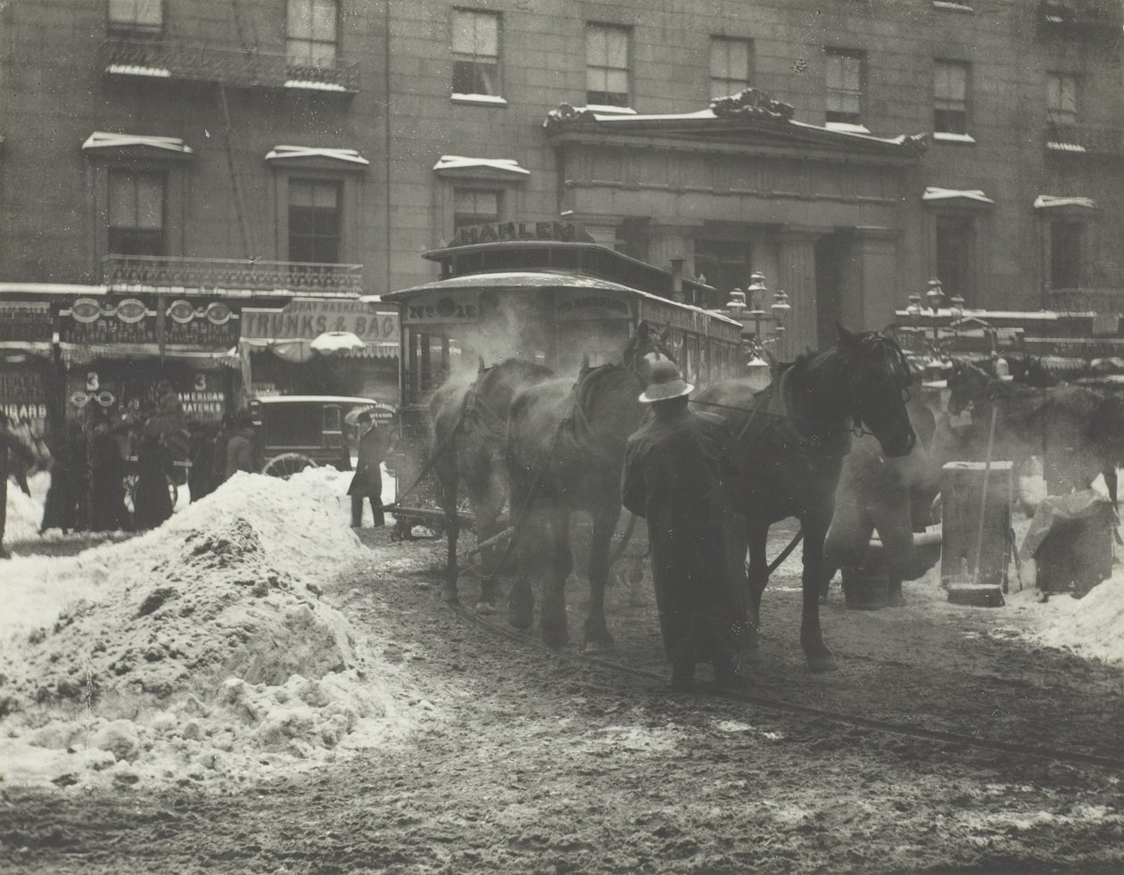 Het station door Alfred Stieglitz