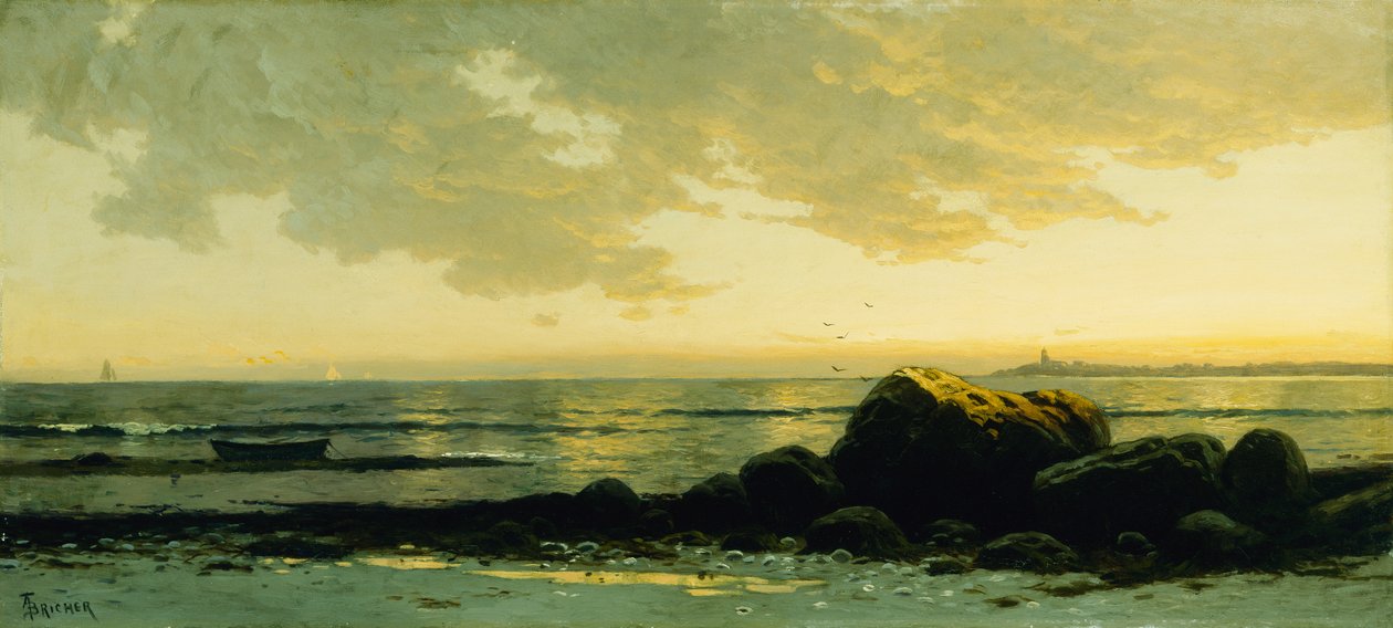 Zeegezicht door Alfred Thompson Bricher