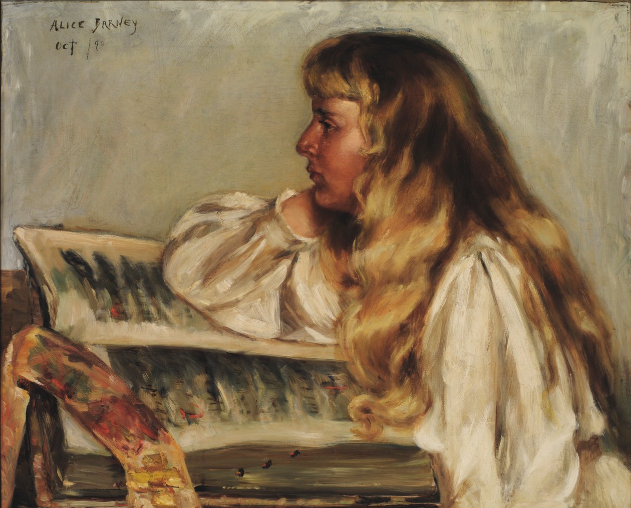Natalie en Missaal, 1890 door Alice Pike Barney