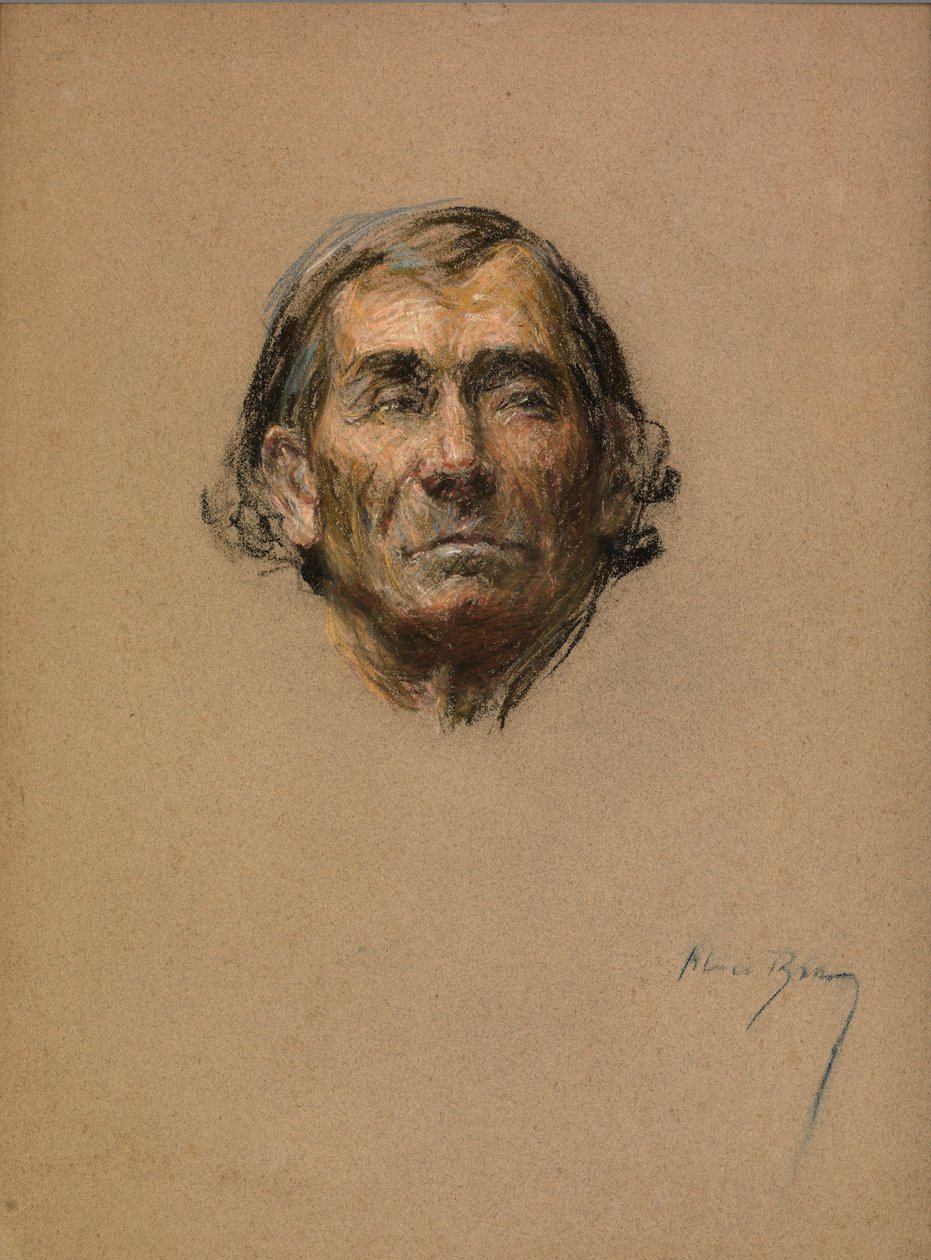 Oude Acteur door Alice Pike Barney
