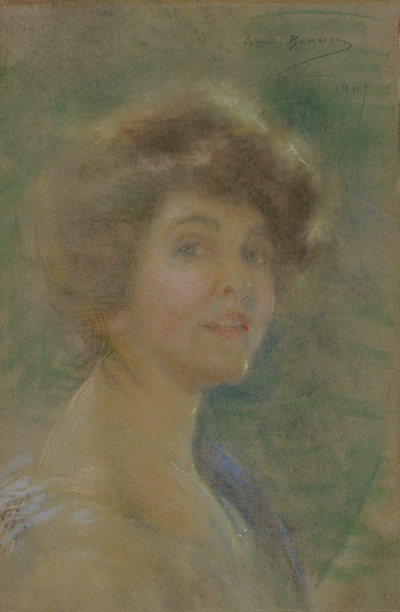 Zelfportret, 1909 door Alice Pike Barney