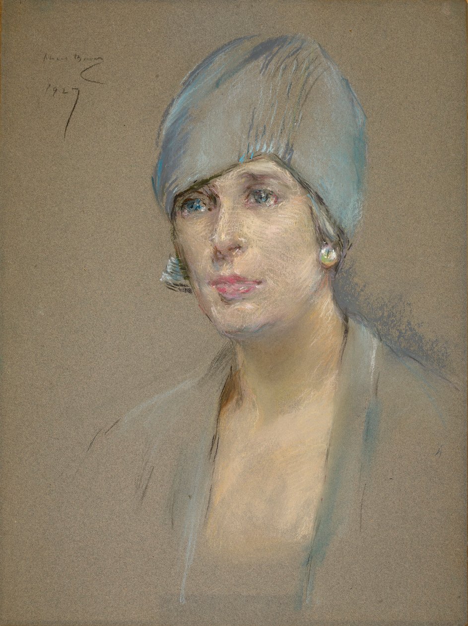 De Bezoeker (Mrs. Richard P. McCullough) door Alice Pike Barney