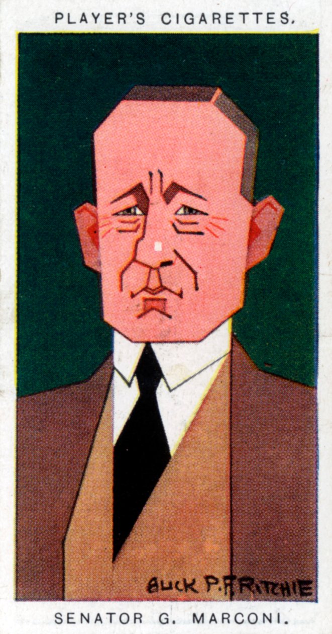 Guglielmo Marconi, Italiaanse uitvinder, 1926 door Alick P. F. Ritchie