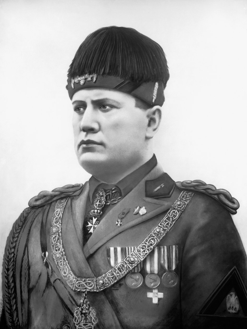Benito Mussolini door Fratelli Alinari