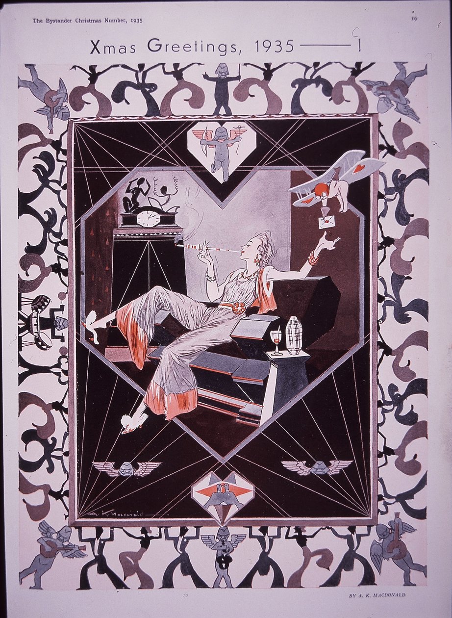 Art deco interieur door Alistair K. MacDonald