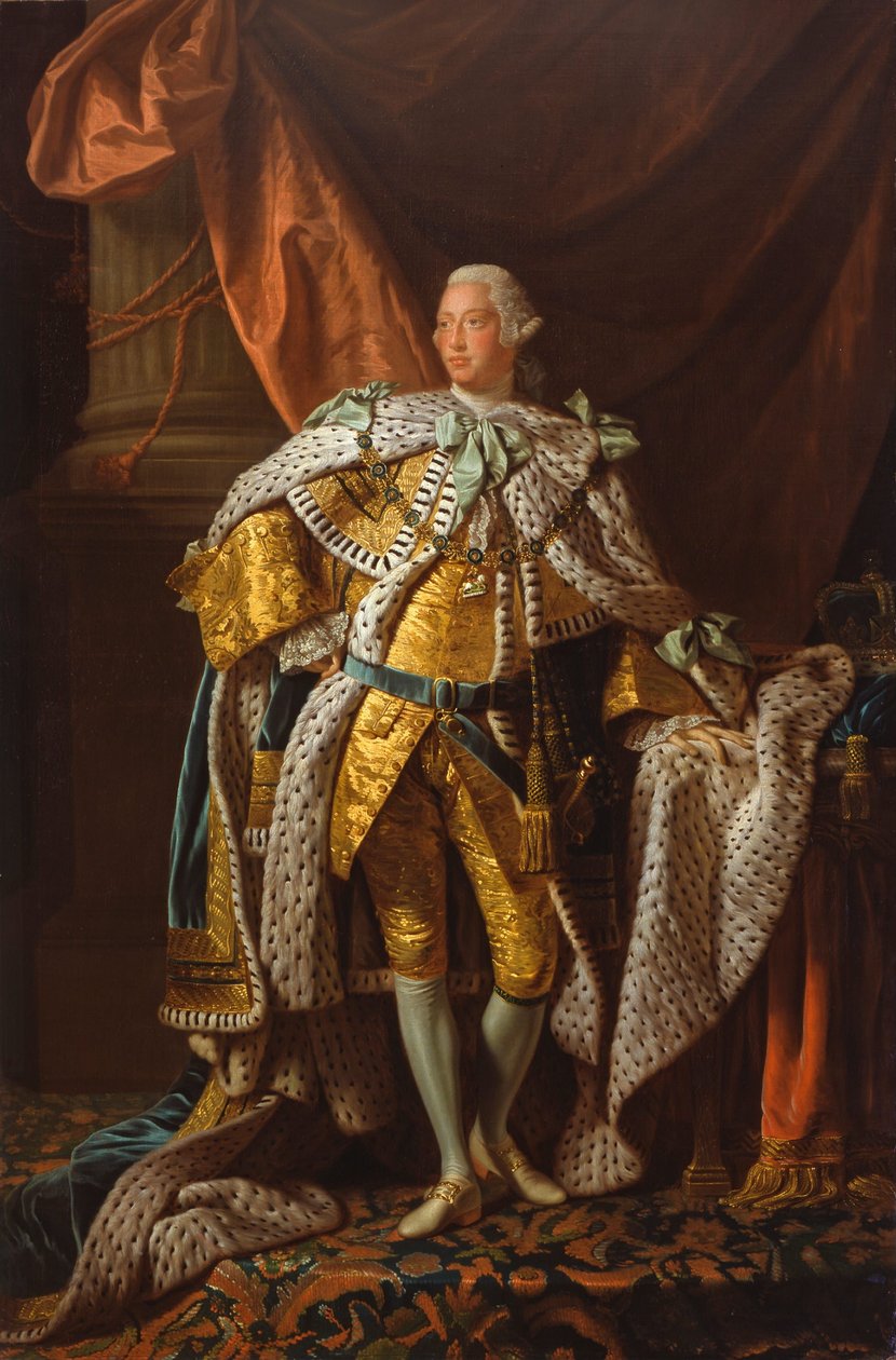 Koning George III door Allan Ramsay