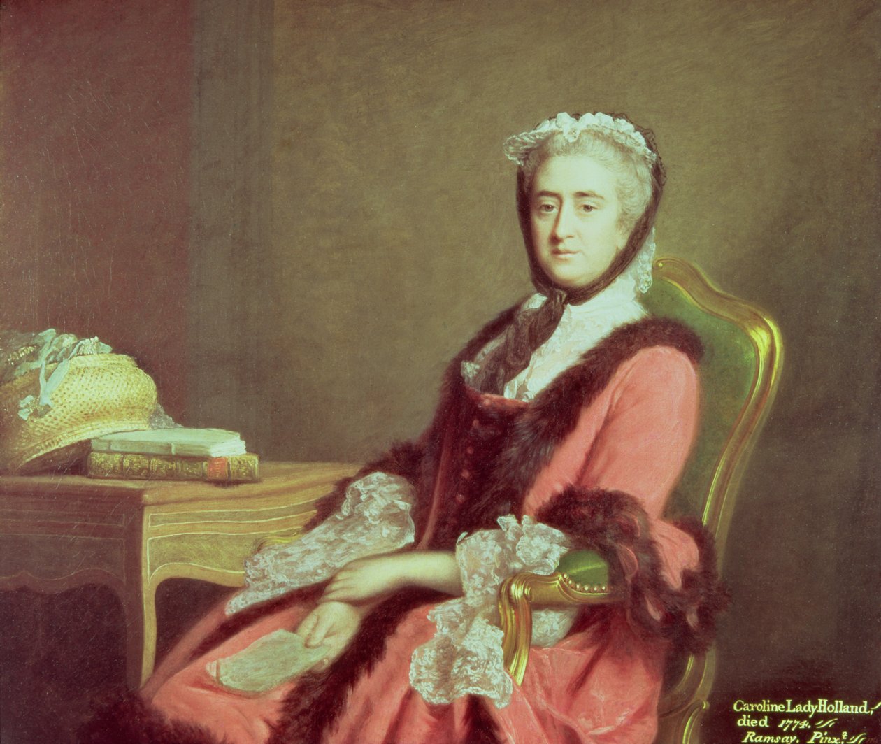 Lady Holland, 1766 door Allan Ramsay
