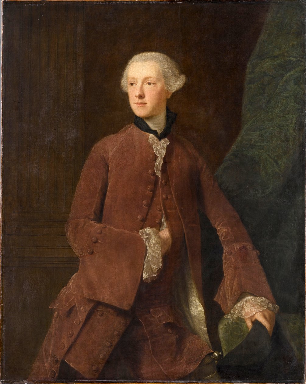 Portret van William Sutherland, 18e graaf van Sutherland 1735-1766, 2e kwart van de 18e eeuw door Allan Ramsay