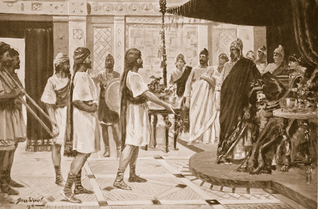 Midas van Phrygië regelt een alliantie met Urartu door Allan Stewart