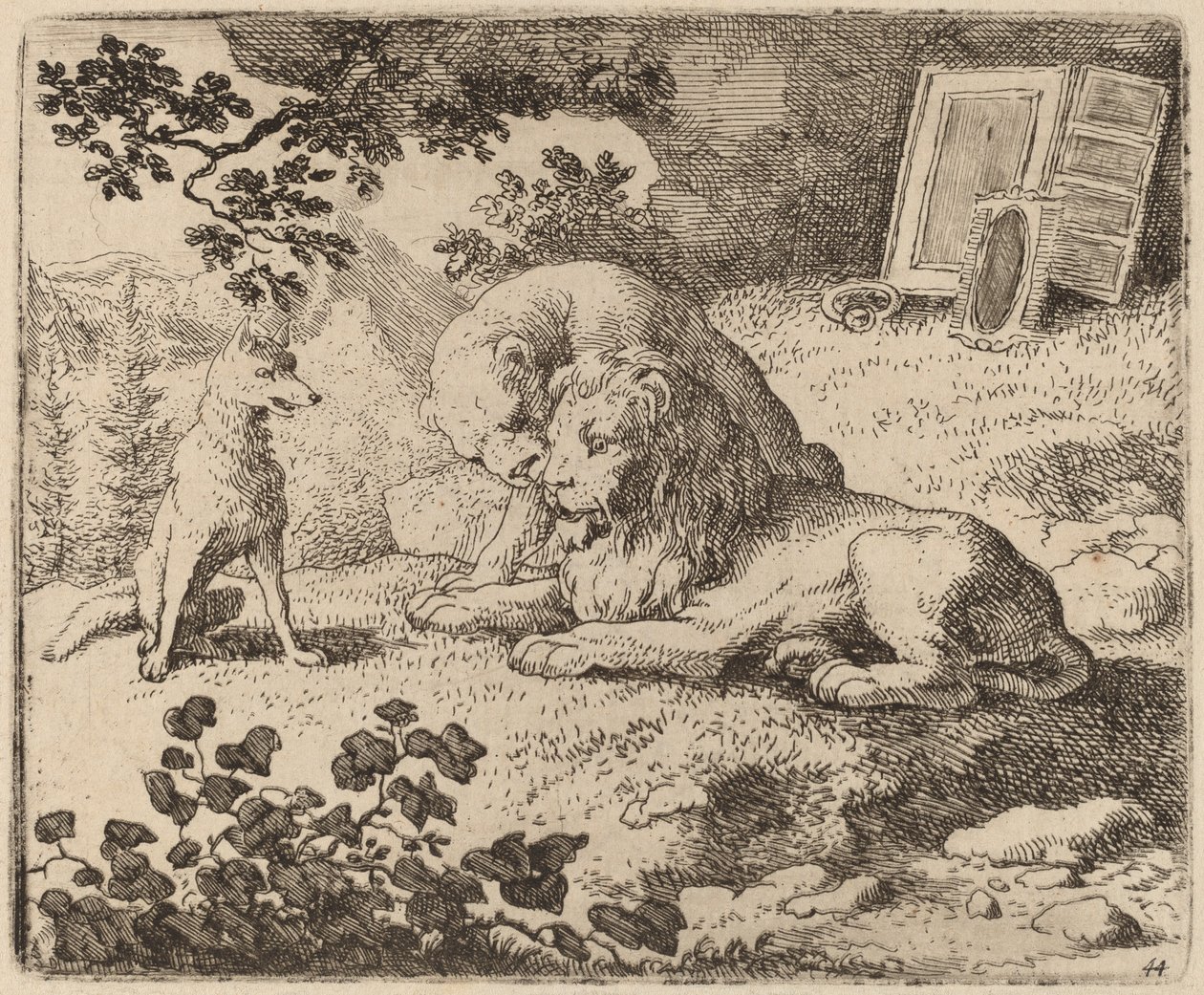 Reinaert beschrijft de ontbrekende schatten door Allart van Everdingen