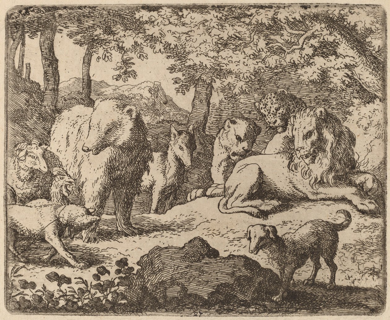 Reinaert wordt Vrijgelaten om Zijn Verhaal te Vertellen, waarschijnlijk ca. 1645-1656 door Allart van Everdingen