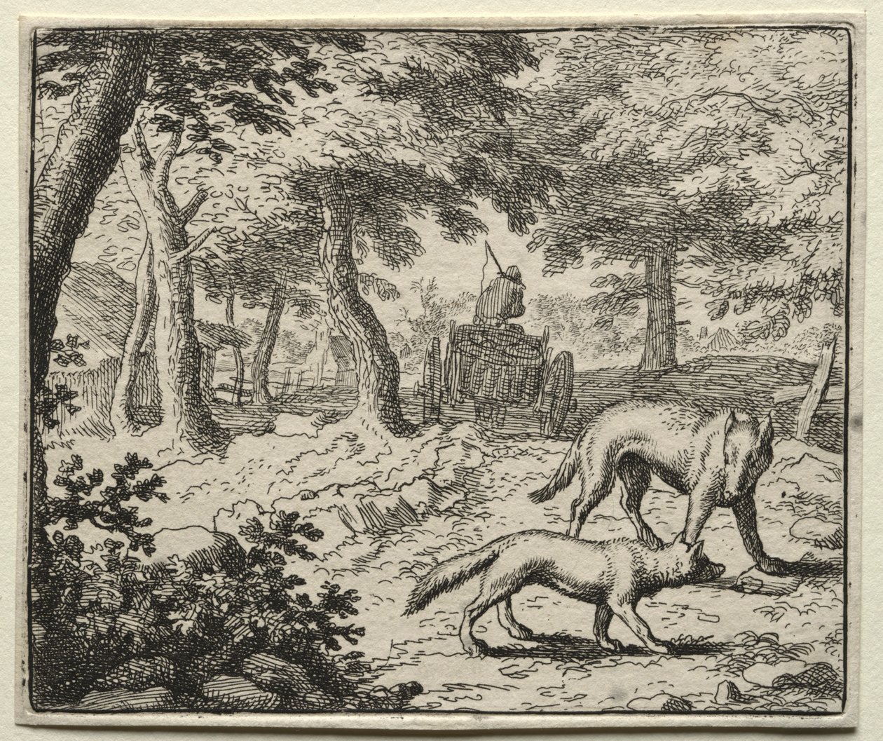 Reinaert de Vos: De verdediging van Reinaert door de dassen door Allart van Everdingen