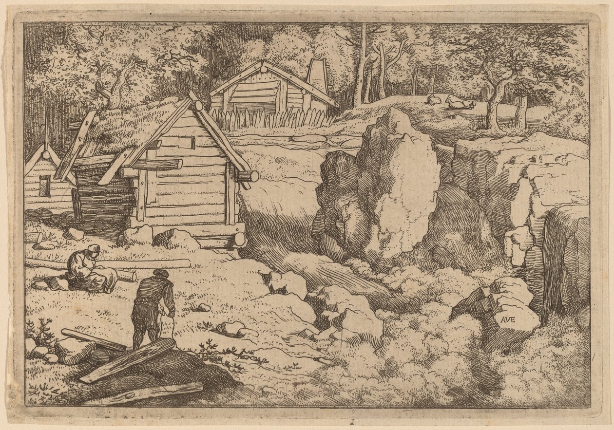 De Timmerman, waarschijnlijk ca. 1645-1656 door Allart van Everdingen