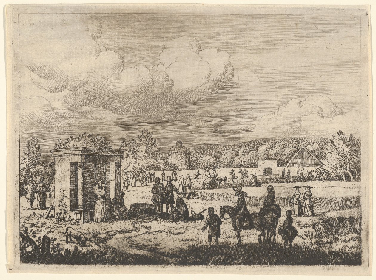 De eerste lente, 17e eeuw door Allart van Everdingen