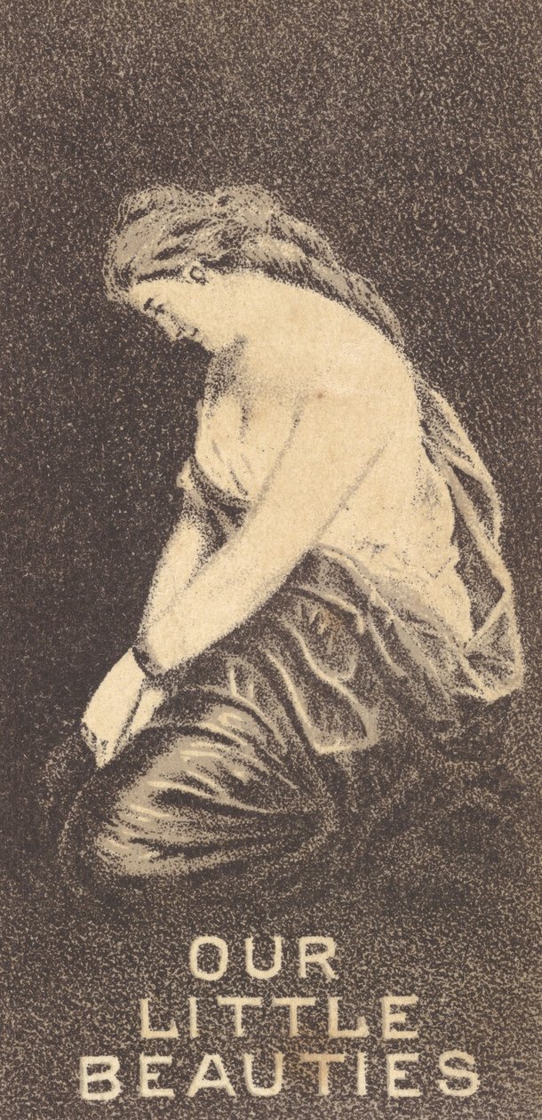 Uit de Actrices-serie N57 ter promotie van Our Little Beauties Cigarettes voor Allen & Ginte..., 1890 door Allen and Ginter