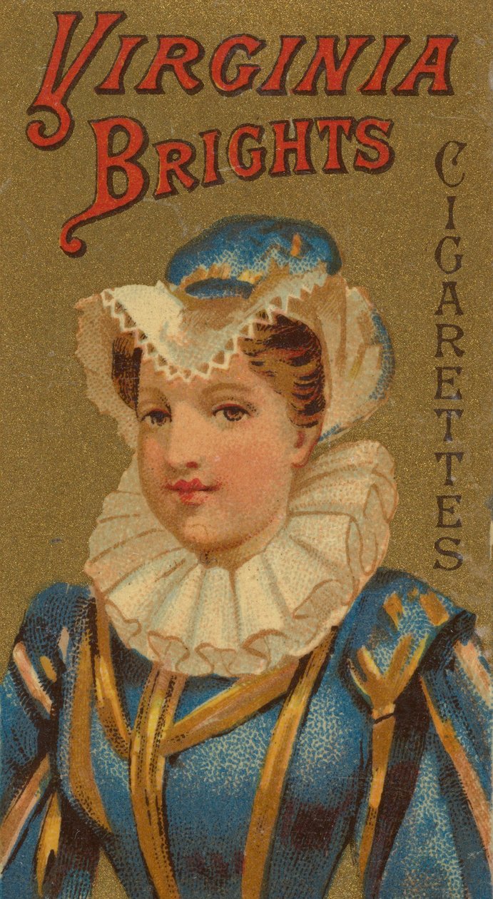 Uit de serie Meisjes en Kinderen N64 ter promotie van Virginia Brights Cigarettes voor Allen &..., 1886 door Allen and Ginter