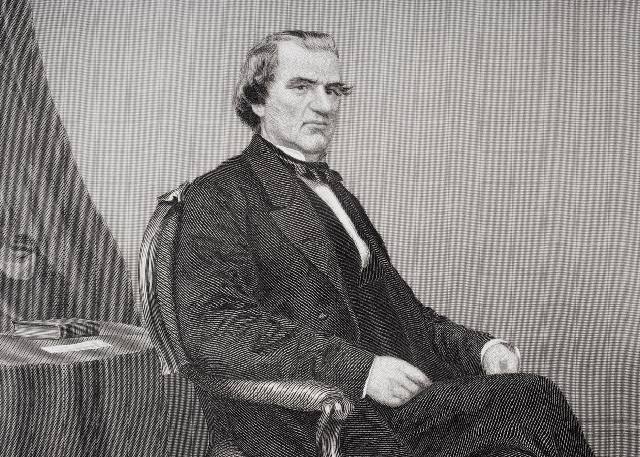Andrew Johnson (1808-75) door Alonzo Chappel