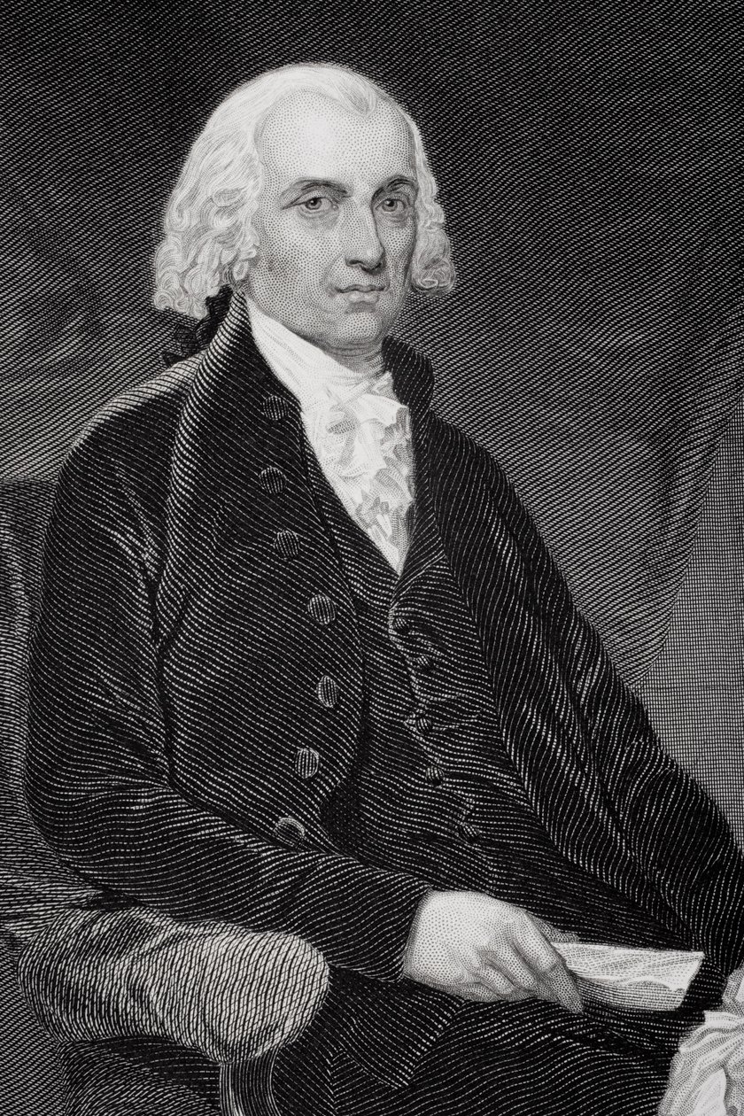 James Madison (detail) door Alonzo Chappel