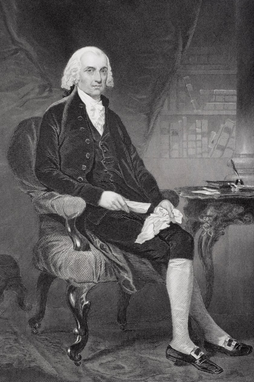 James Madison (1751-1836) door Alonzo Chappel