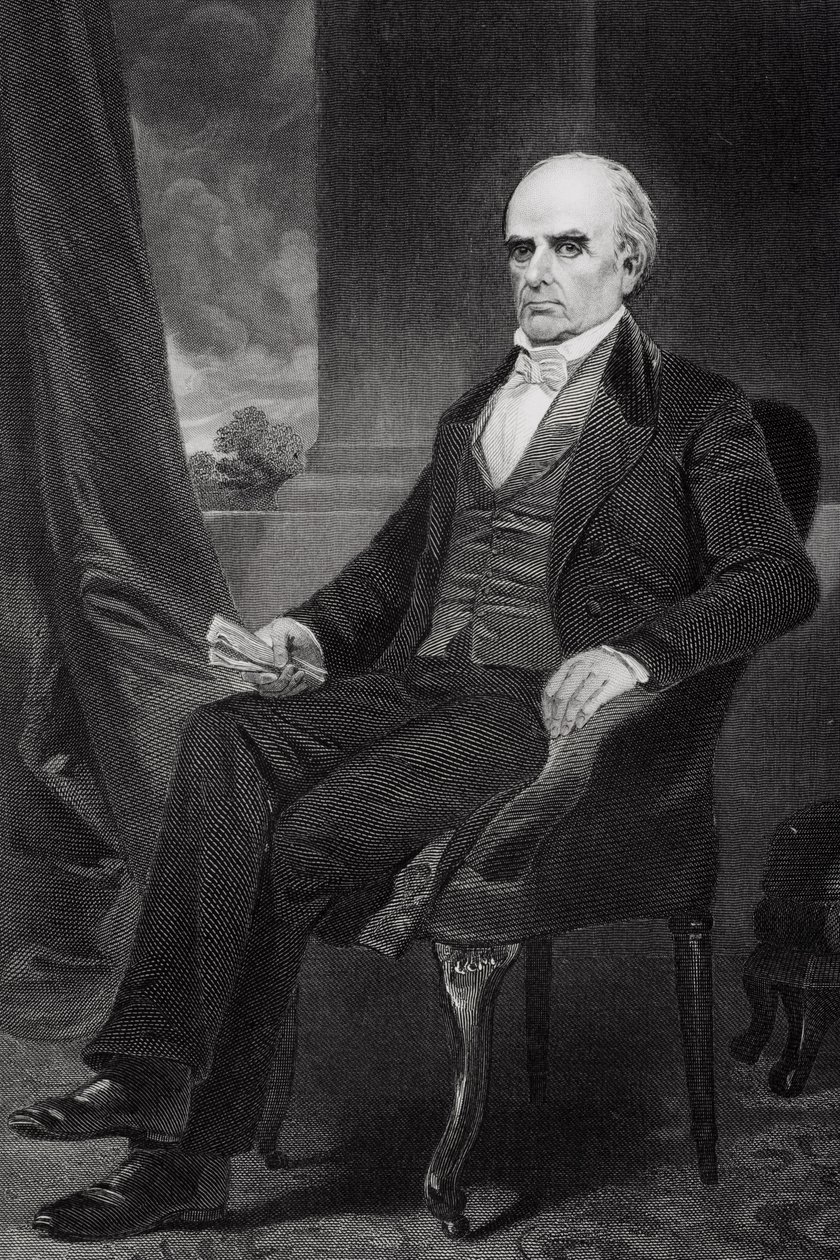 Portret van Daniel Webster (1792-1852) door Alonzo Chappel