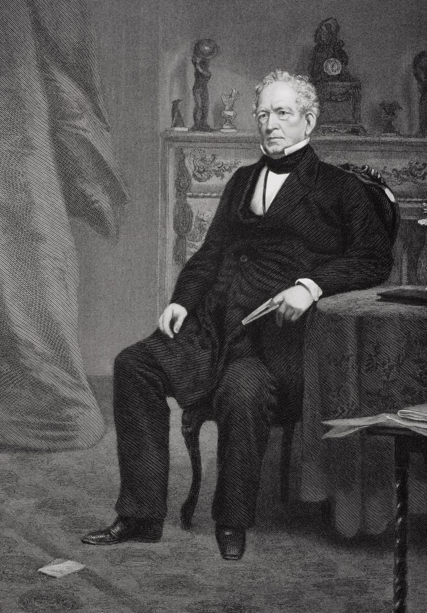 Portret van Edward Everett (1794-1865) door Alonzo Chappel