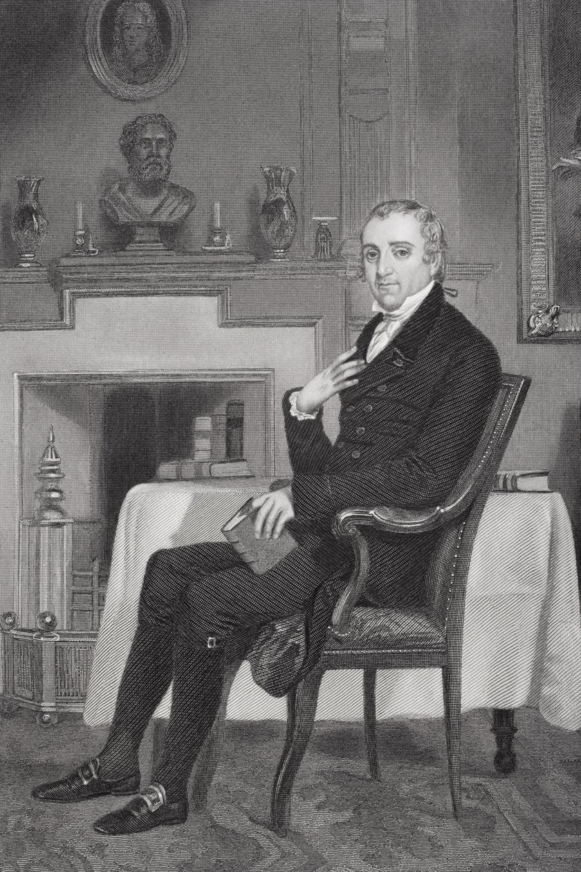 Portret van Fisher Ames (1758-1808) door Alonzo Chappel