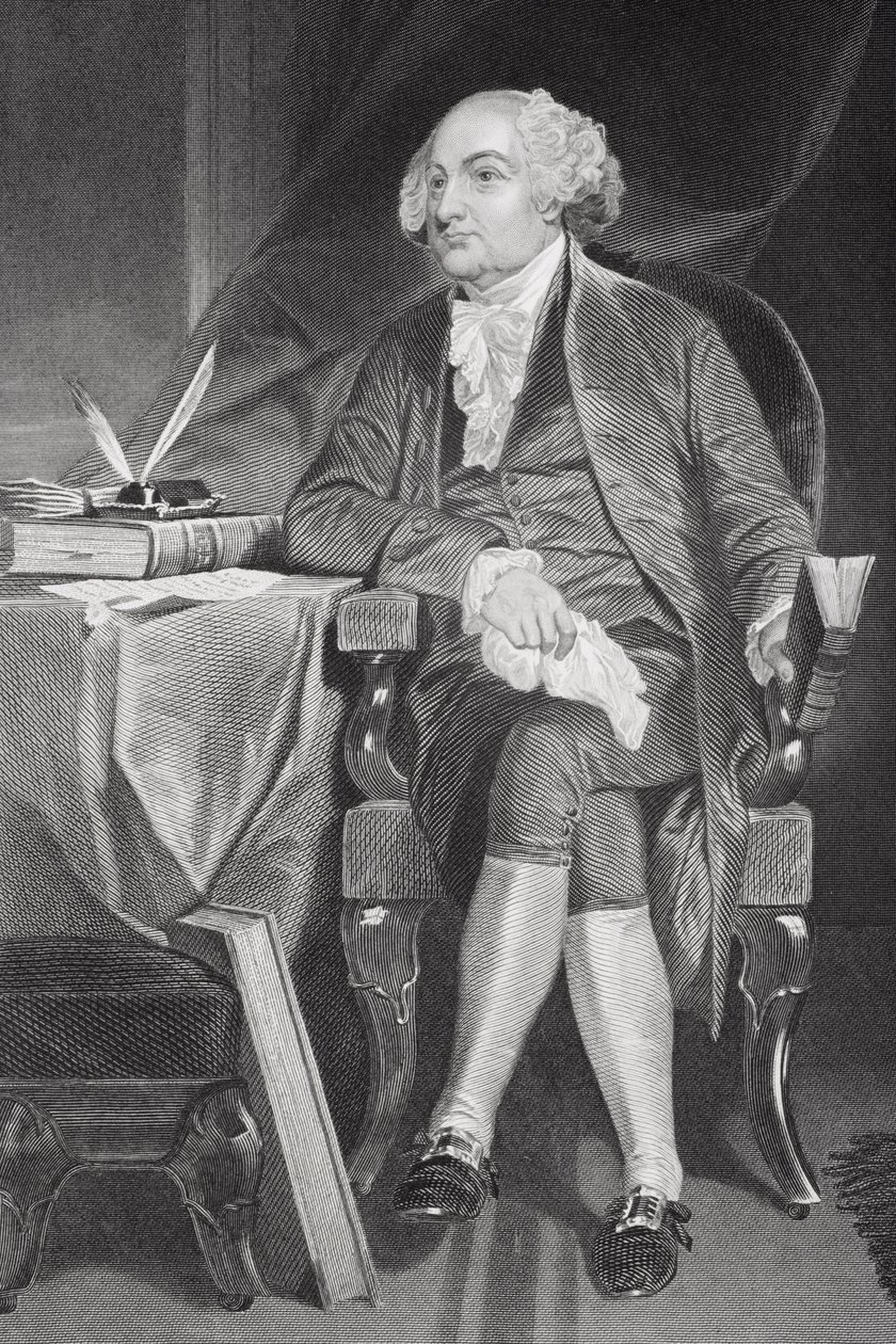 Portret van John Adams door Alonzo Chappel