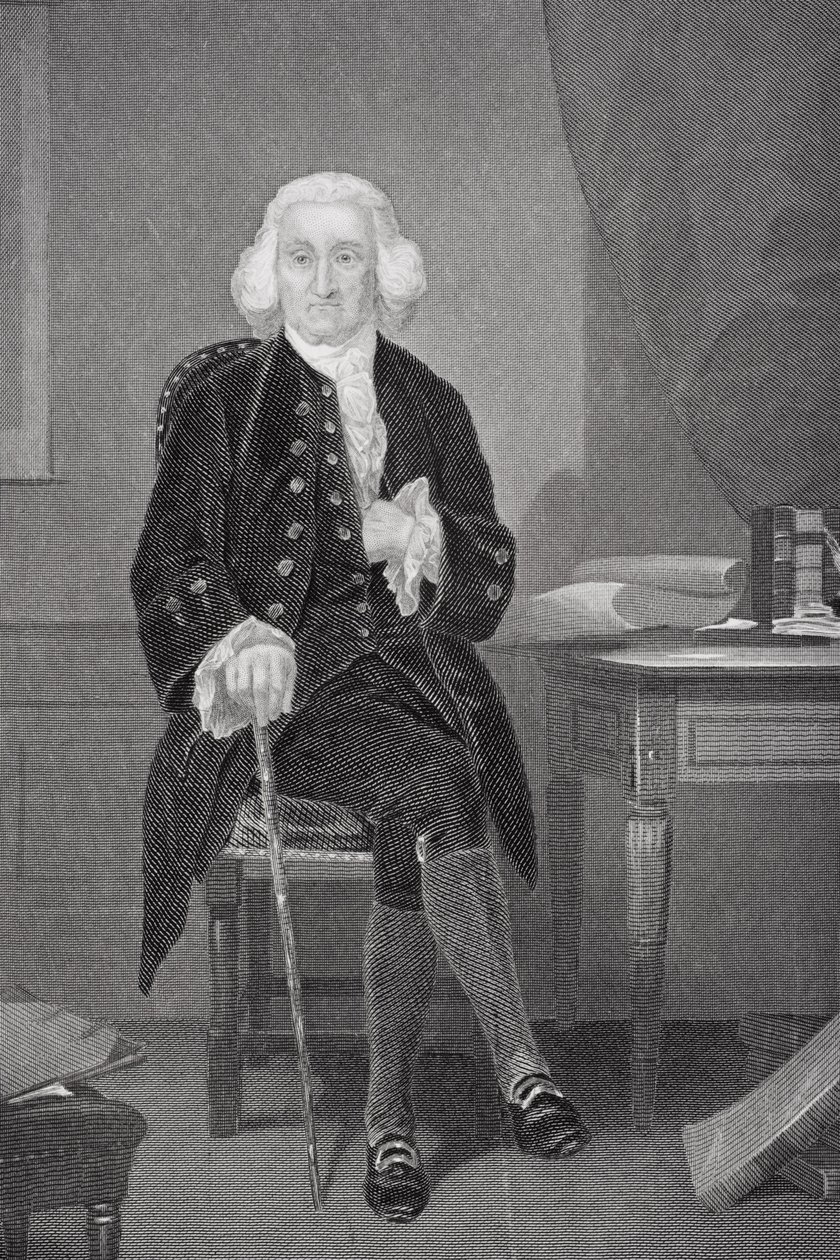 Portret van Jonathan Trumbull (1710-85) door Alonzo Chappel