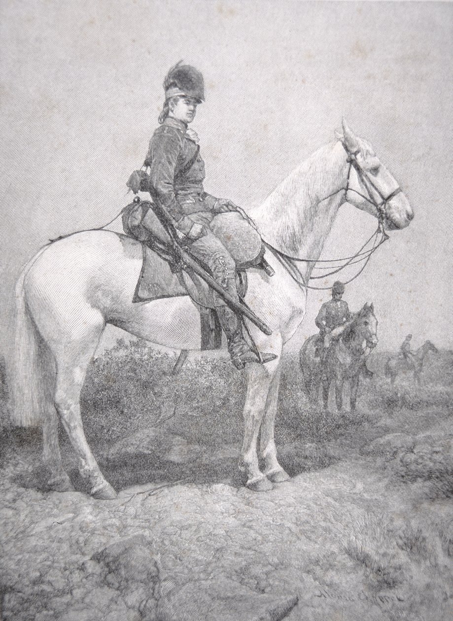 Henry Lee in 1780, illustratie uit Harper