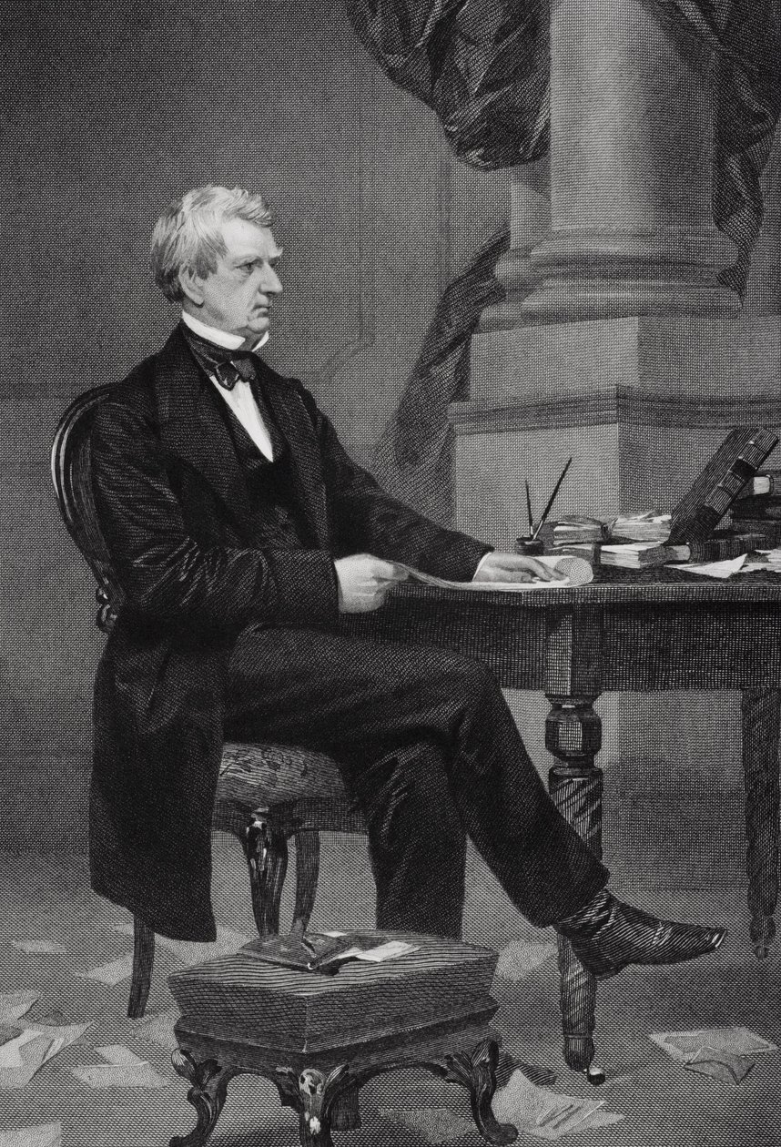 Portret van William Henry Seward (1801-72) door Alonzo Chappel