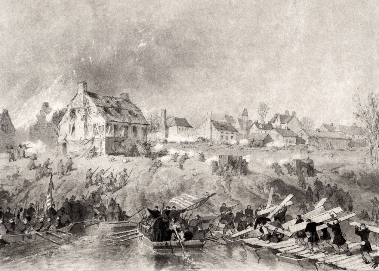 De aanval op Fredericksburg, Virginia, uit 