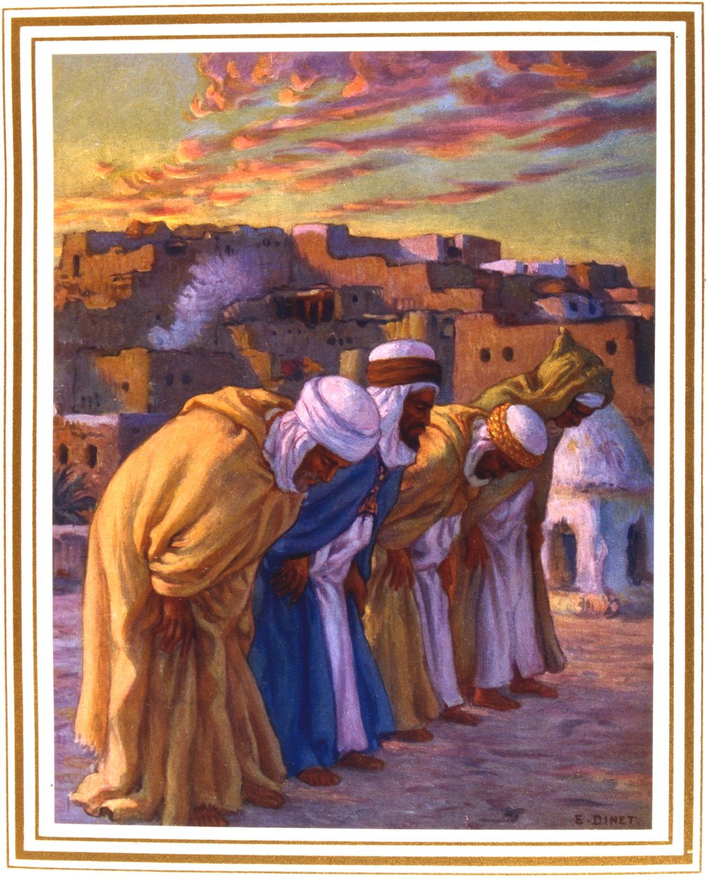 El Rekaa ou Linclination La Priere Gebed van Neiging door Alphonse Etienne Dinet