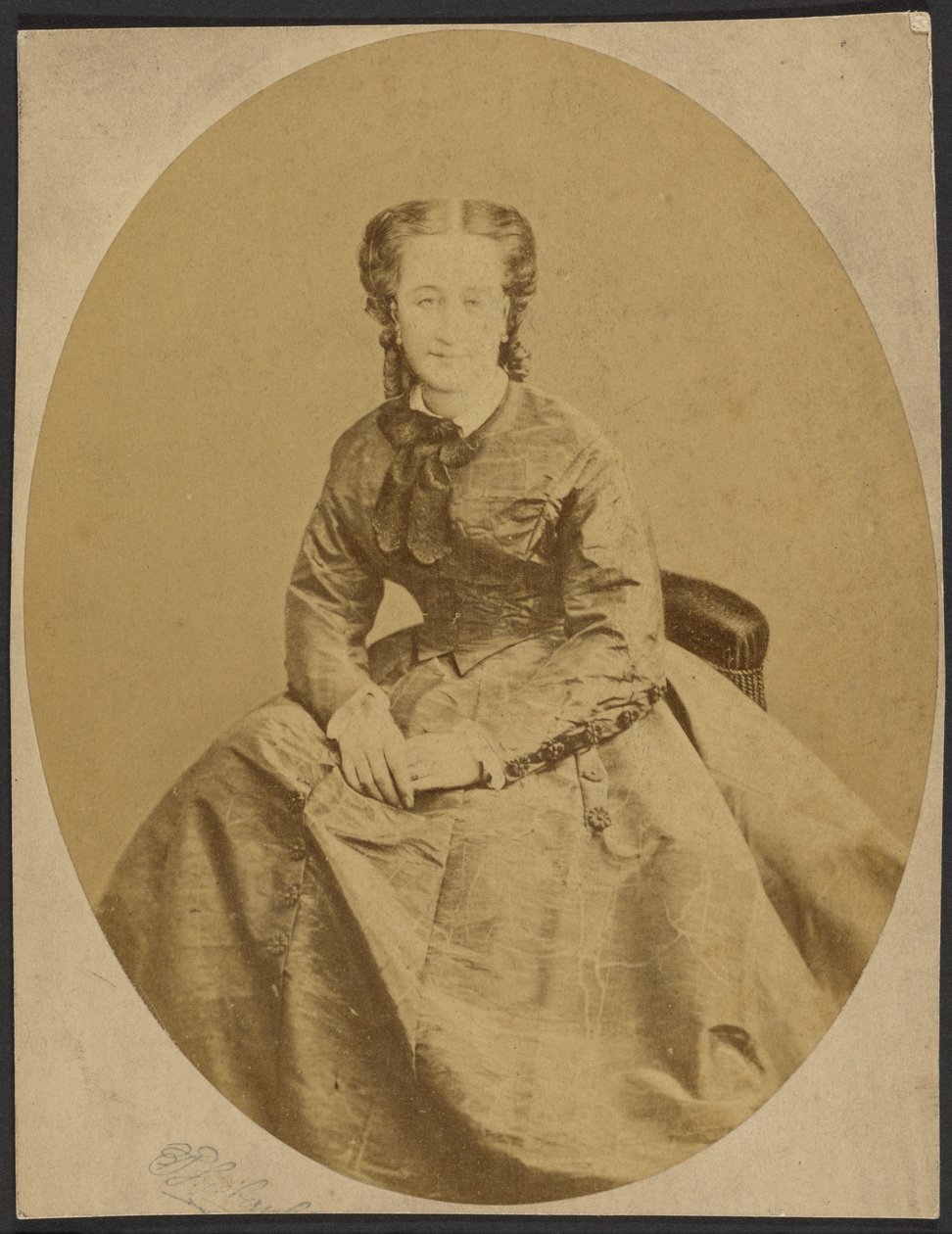 Pauline de Metternich, geboren Pauline Sander door Alphonse J. Liébert