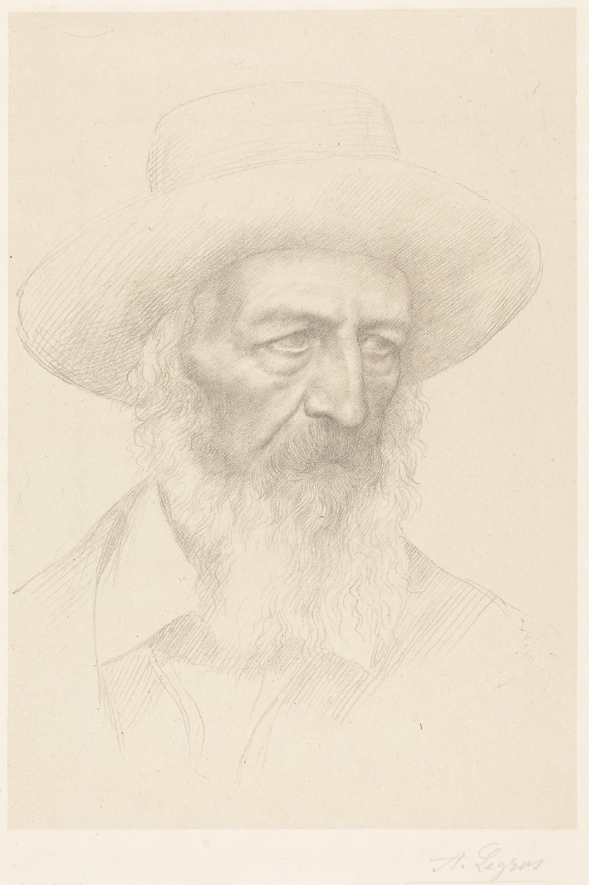 Alfred, Lord Tennyson door Alphonse Legros