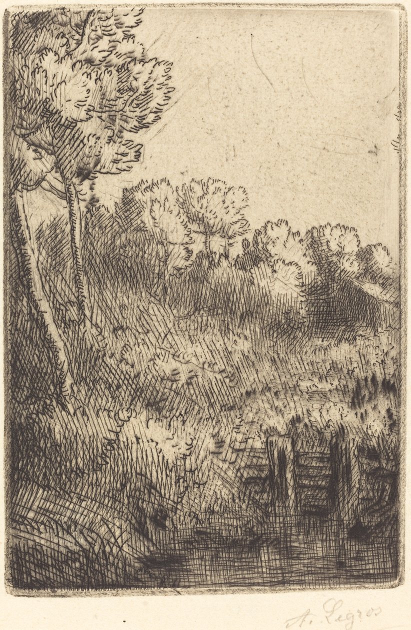 Langs de Marne door Alphonse Legros