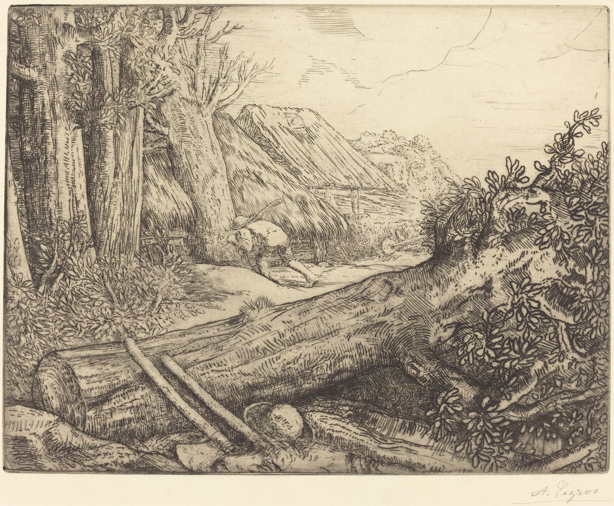 Bij de houthakkers door Alphonse Legros