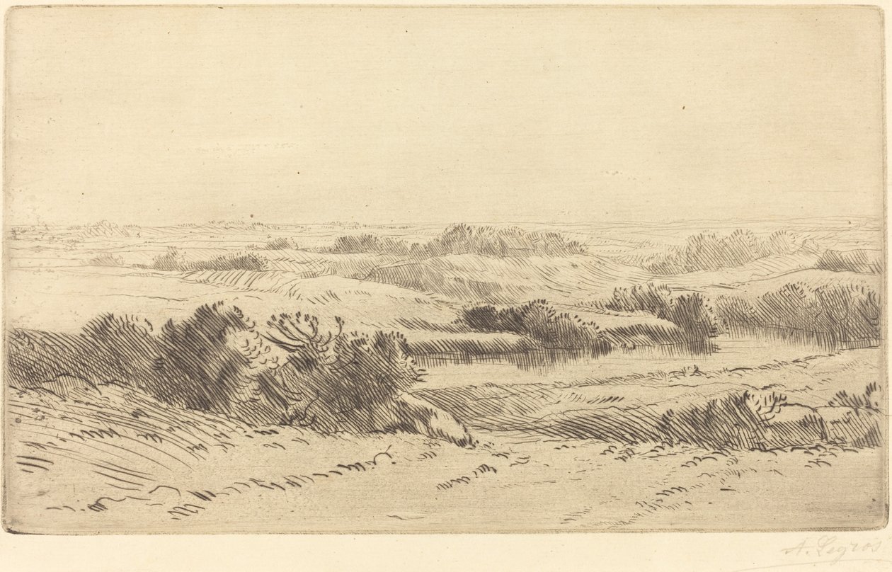 Oevers van de Yanne door Alphonse Legros
