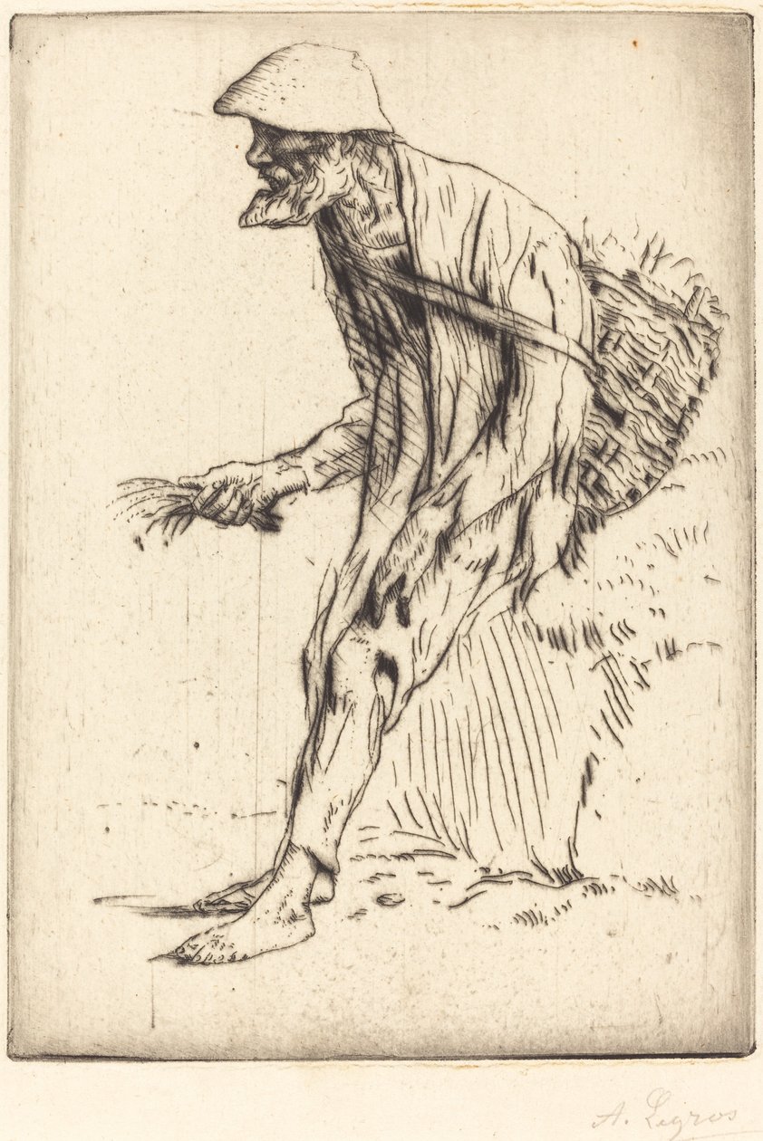 Vogelmuurverkoper door Alphonse Legros